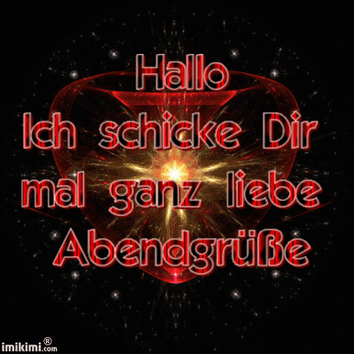 Schönen abend gif